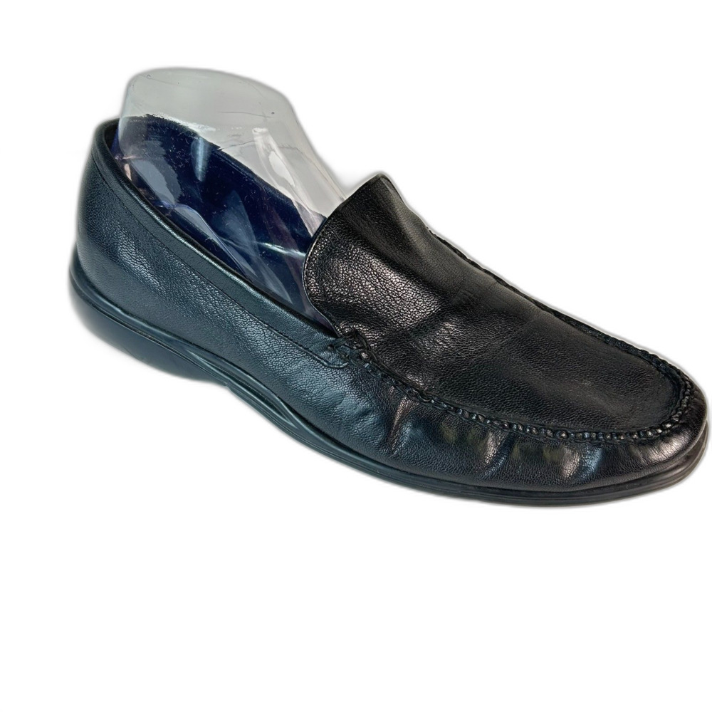 Cole Haan Men's Black Leather Classic Slip-On Loafter Size 9.5M